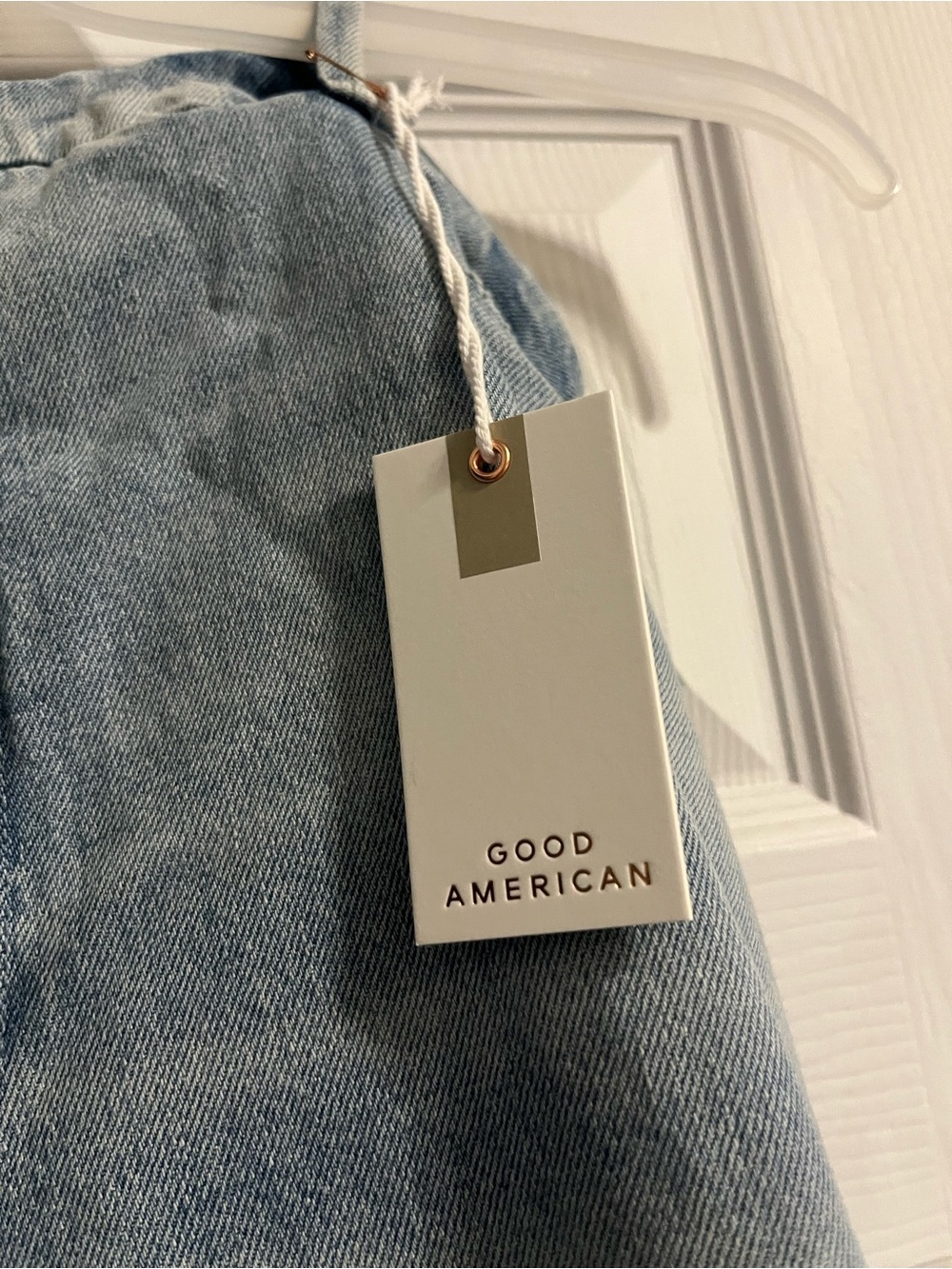 Good American Light Blue Wide Leg Jeans - Picture 2 of 5